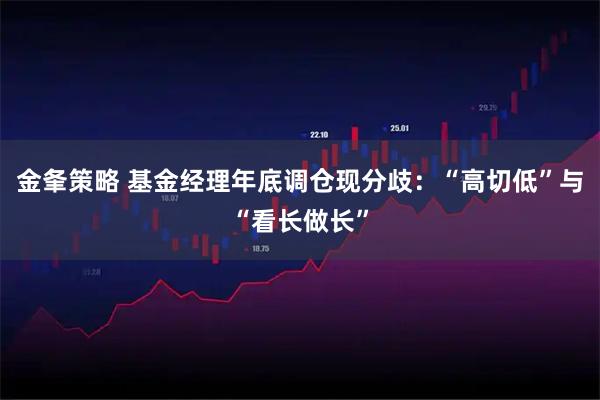 金夆策略 基金经理年底调仓现分歧：“高切低”与“看长做长”